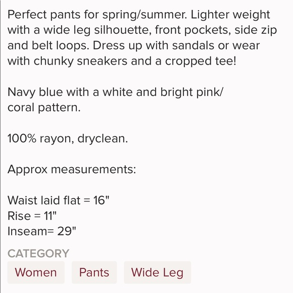 Anthropologie Cartonnier wide-leg palazzo pants - Picture 7 of 7